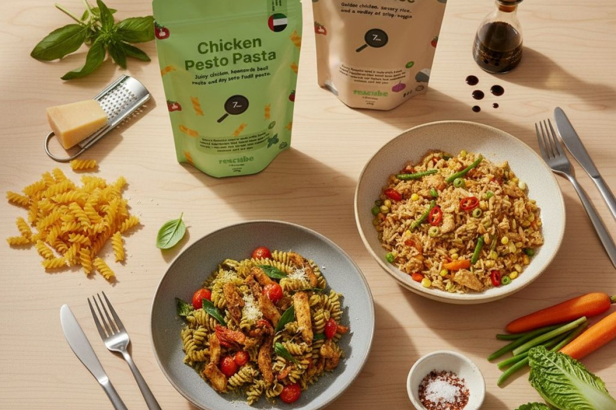 Delicious chef-crafted meal ready to serve